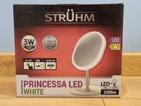 Lusterko podświetlane do makijażu PRINCESSA LED WHITE
