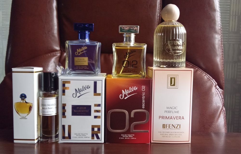 Парфюмированная вода Morale Parfums. JFENZI, Kylie Minogue, Revlon,