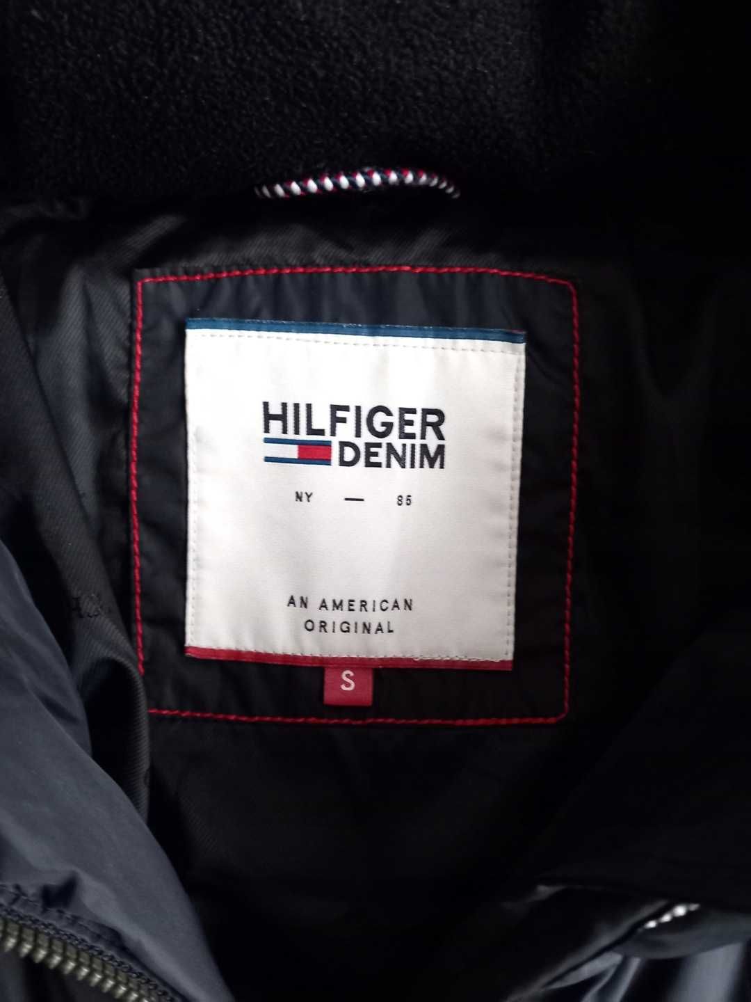 Tommy Hilfiger puchowa kurtka pikowana basic jesień zima