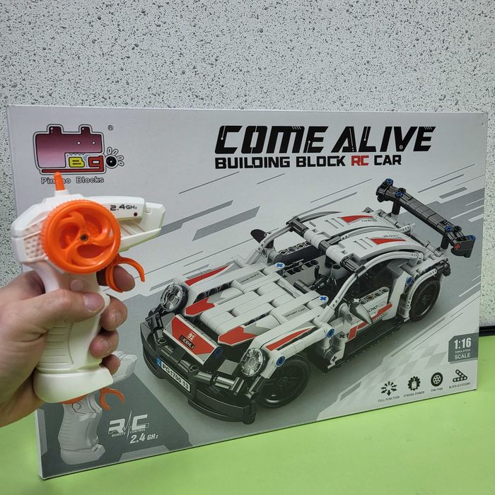 Лего Технік на радіокеруванні Порше 911 конструктор 420 деталей білий