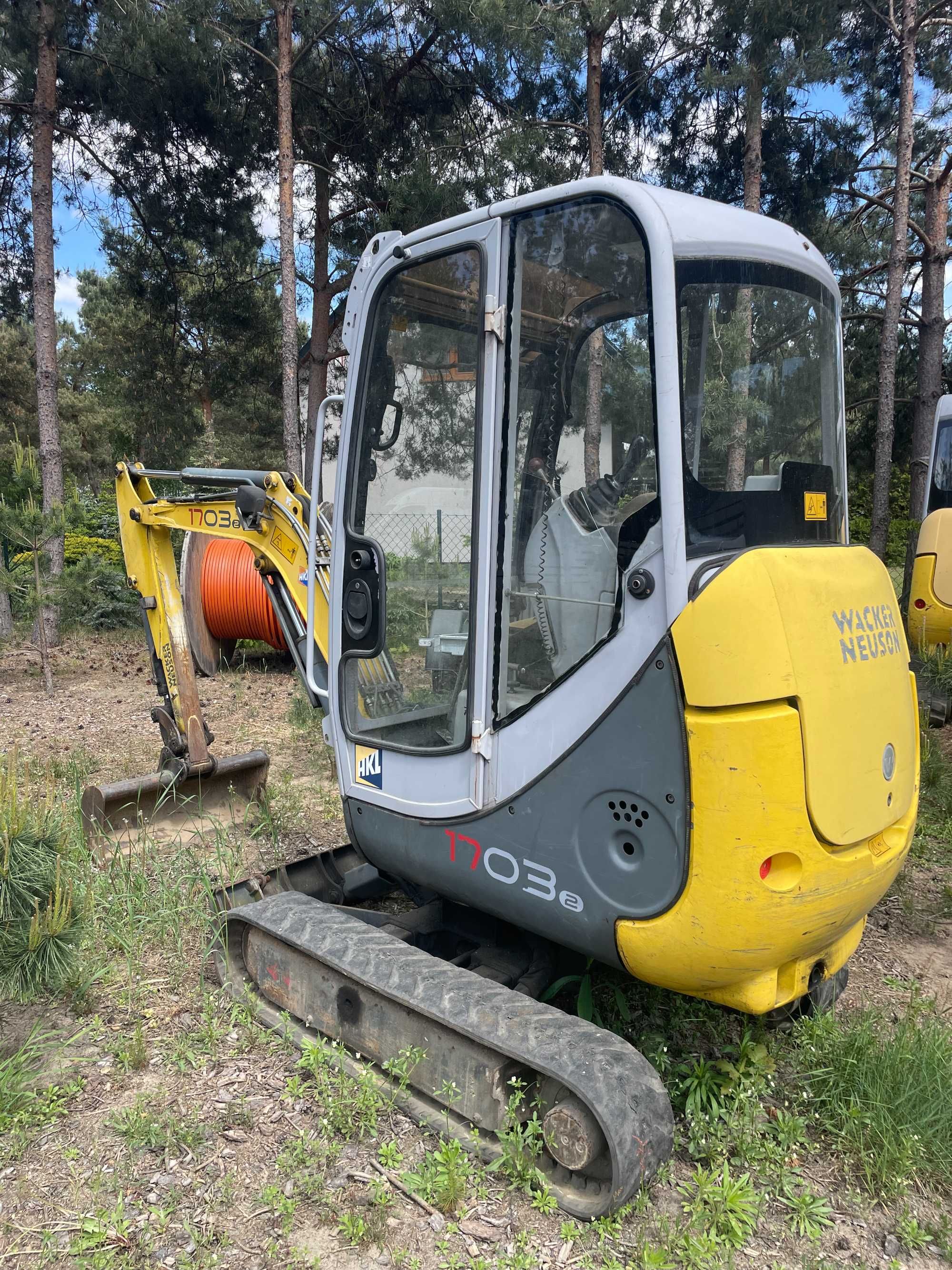 Minikoparka Wacker Neuson 1703