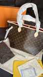 LV Neverfull Skora Naturalna z Pudelkiem