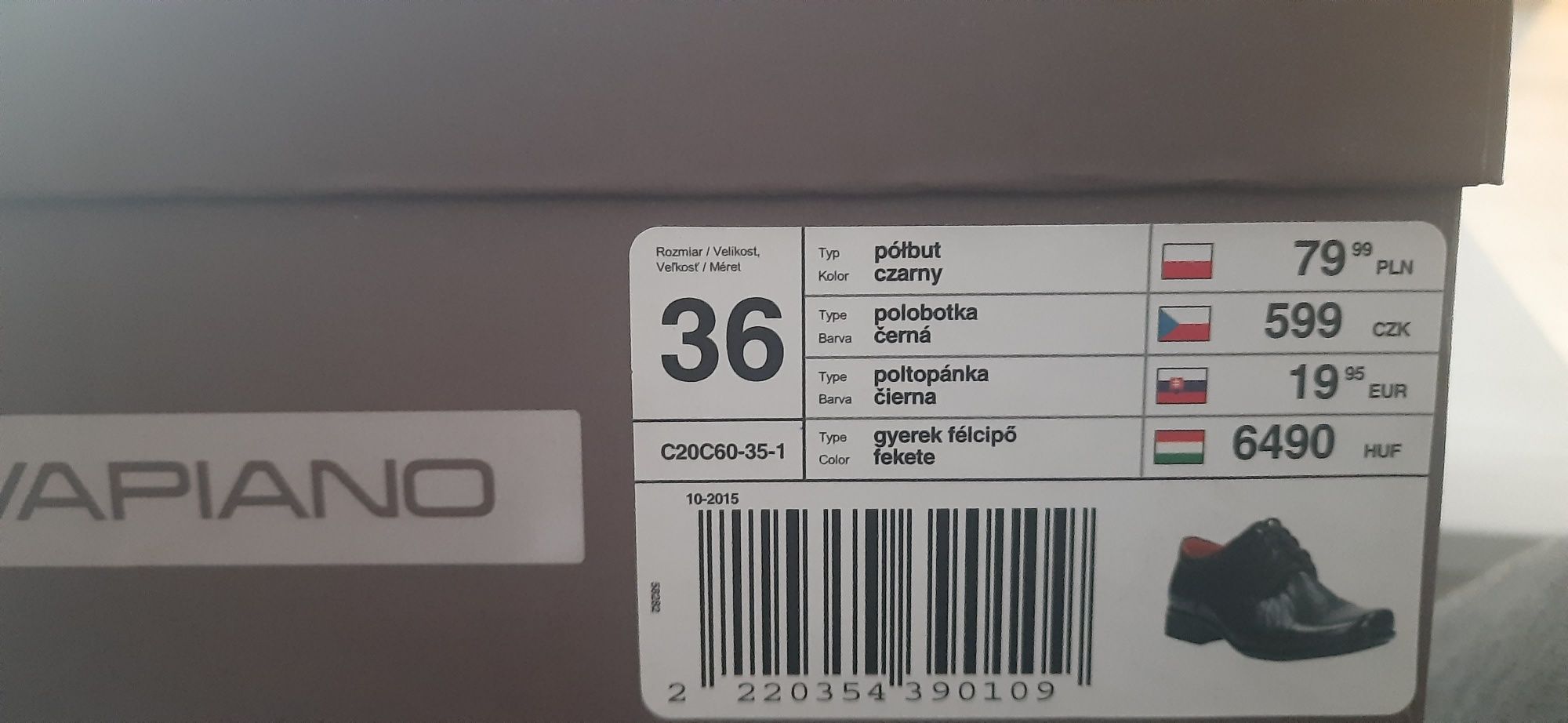 Sprzedam buty wizytowe/komunijne r36