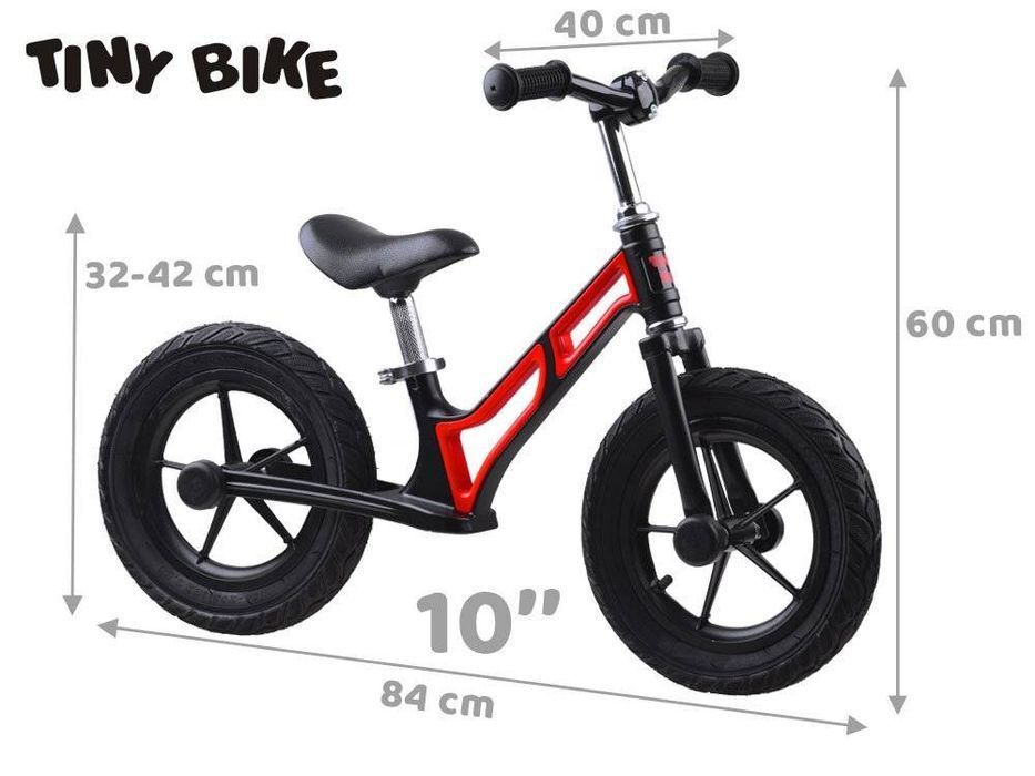 Rowerek Biegowy Tiny Bike Gumowe Koła 10Cal Sp0662