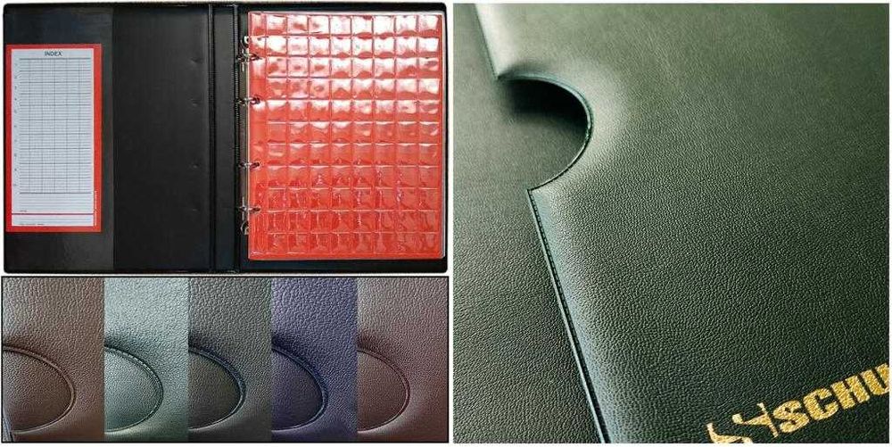 Альбом для монет Schulz 394 ячейки в футляре формат оптима