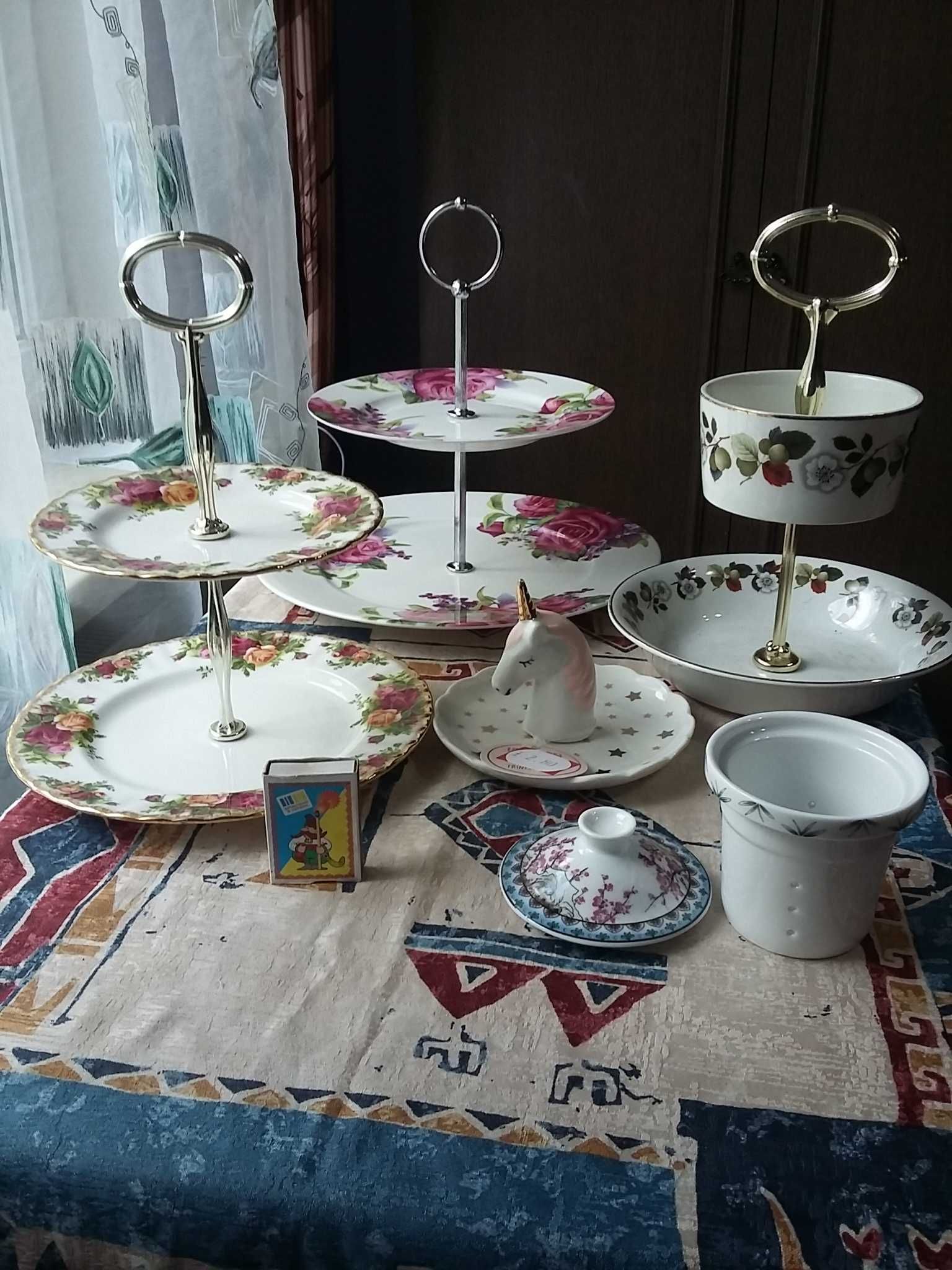 английский пивной кубок и посуда из металла и фарфора