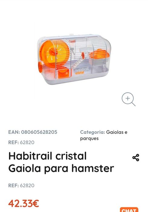 Gaiola para hamster (Habiltrail)
