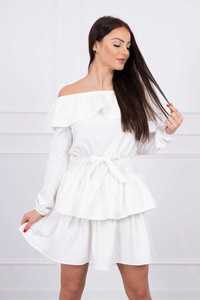 sukienka biała hiszpanka