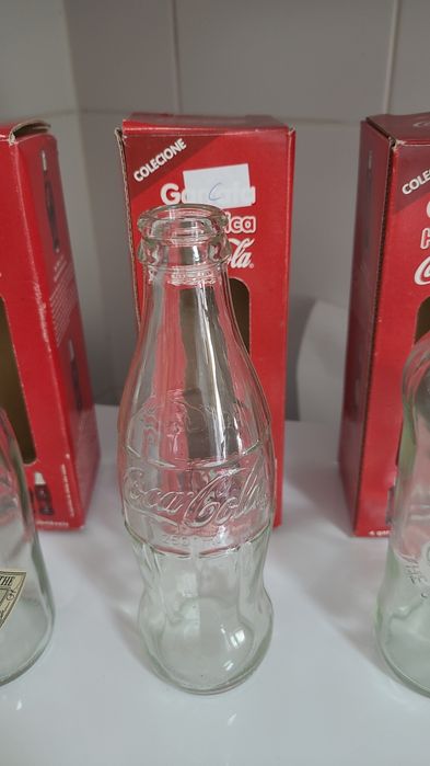 Garrafas Coca-Cola- Coleção de 4 garrafas