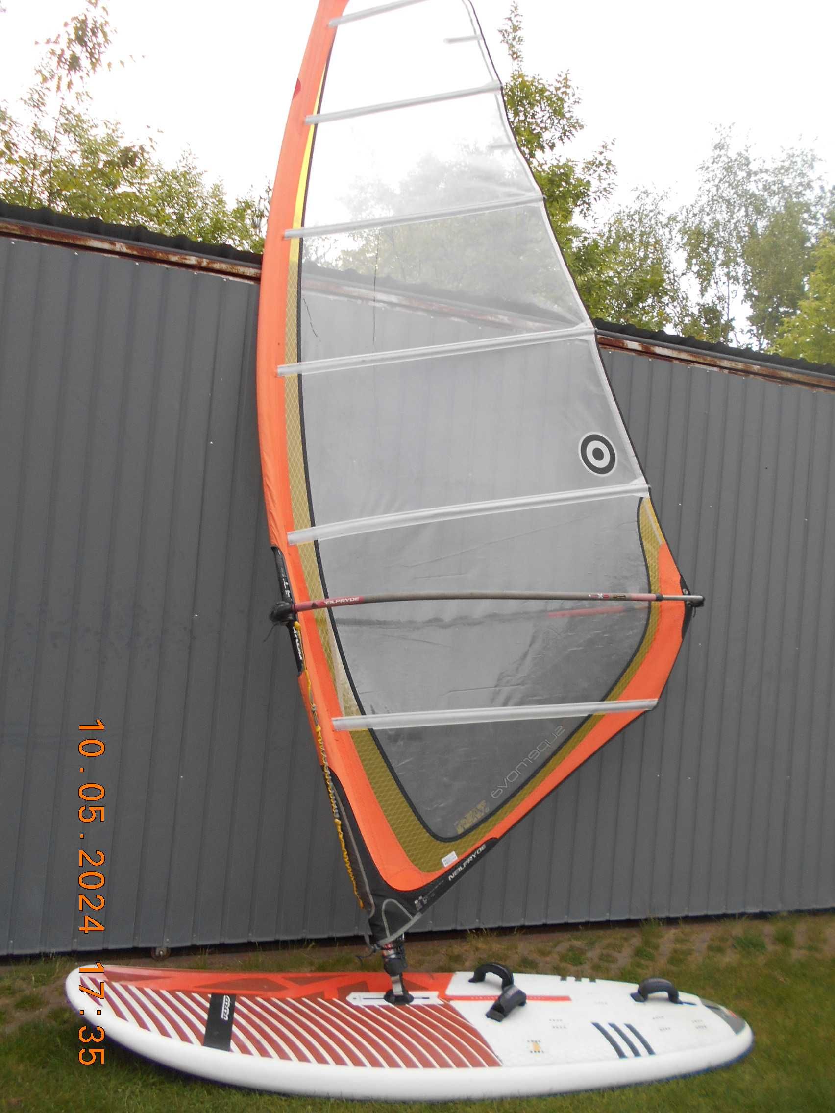 deska / zestaw windsurfingowa RRD 155 L i pednik NP  6,4