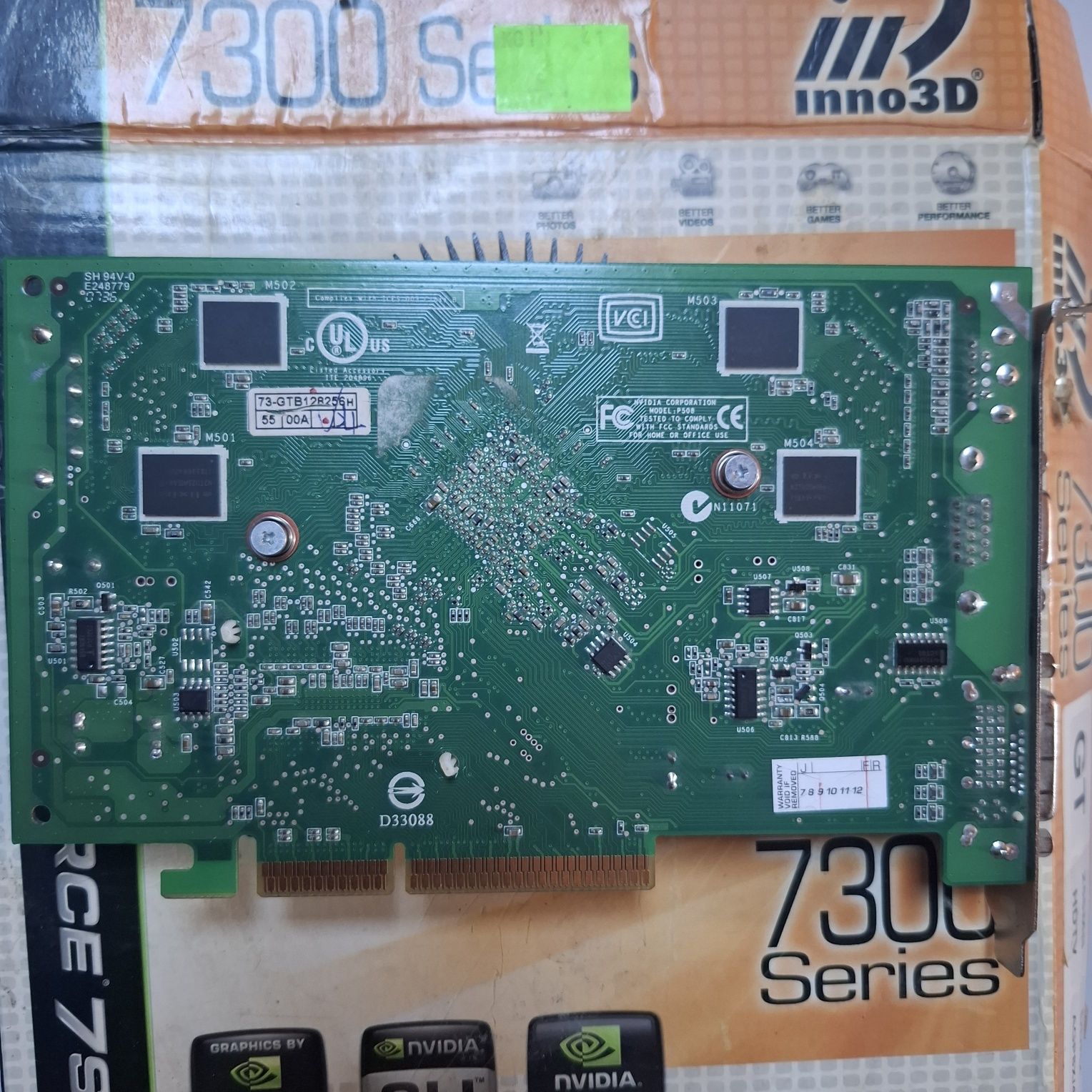 Inno3D Geforce 7300 GT 256mb AGP