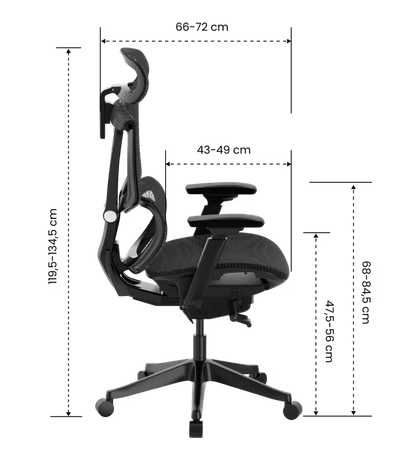Ergonomiczne Krzesło  (C7) Nowe Piękne powystawowe