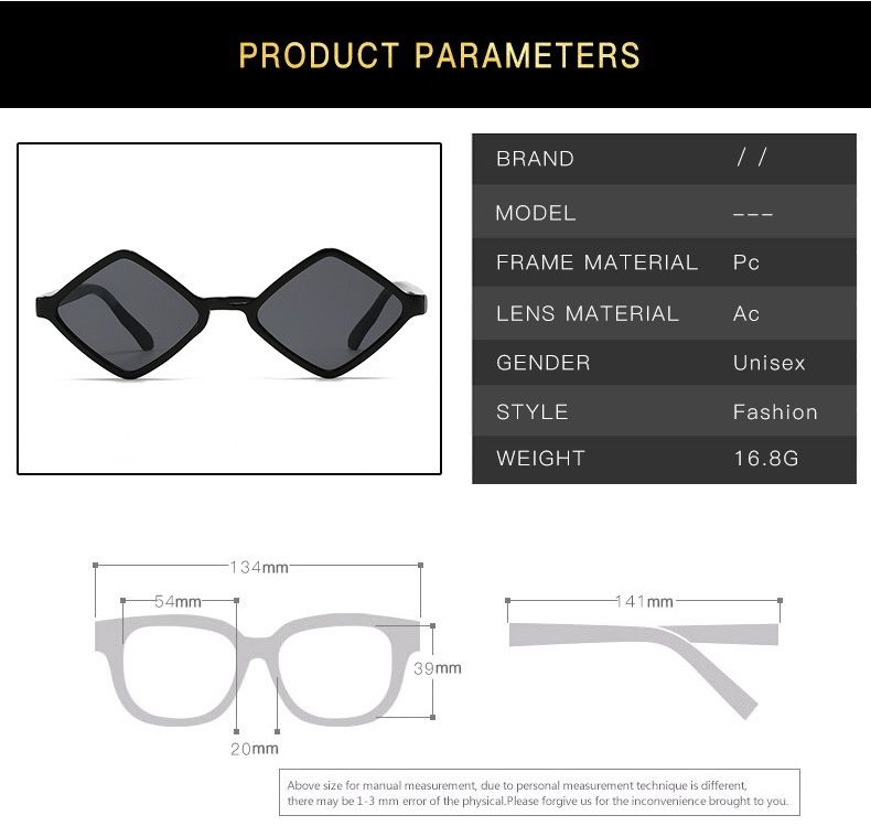 NOWE Czarne okulary przeciwsłoneczne damskie XS