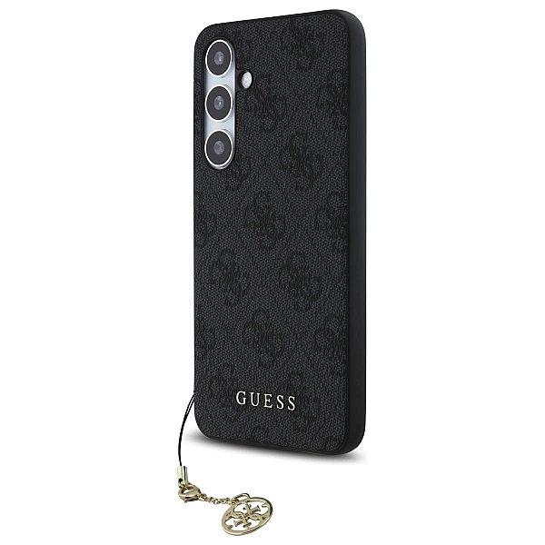 Guess GUHCS24FEGF4GGR S24 FE S721 szary/grey hardcase 4G Charms Collec