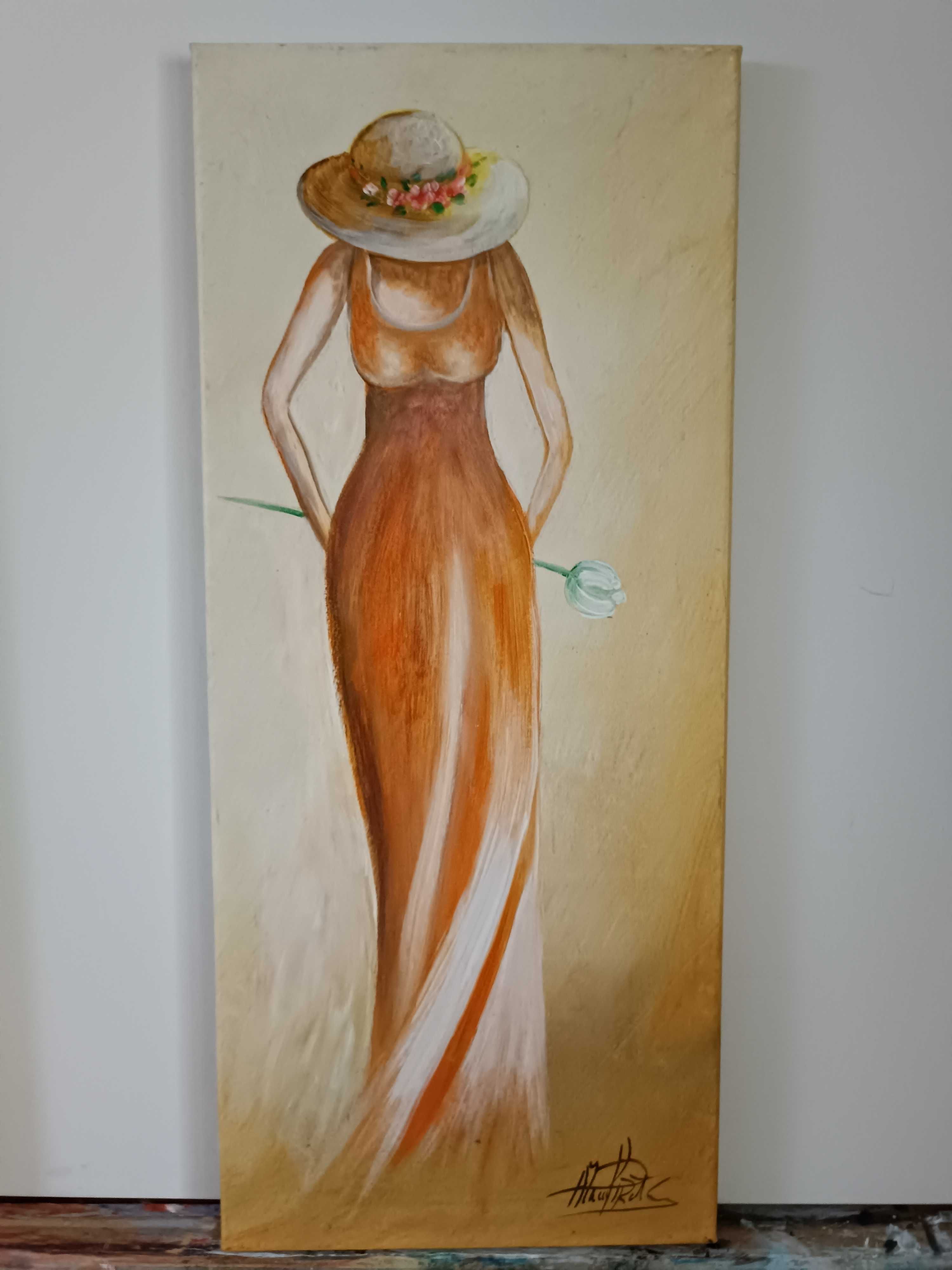 Pintura a óleo sobre tela
