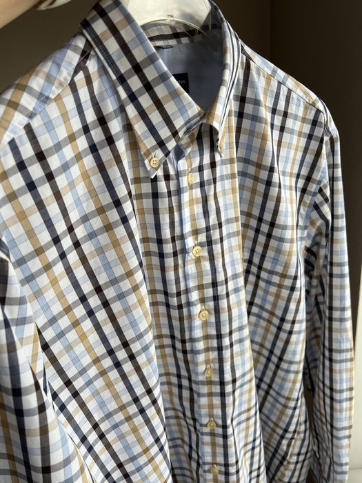Рубашка мужская клетка Charles Robertson р.54