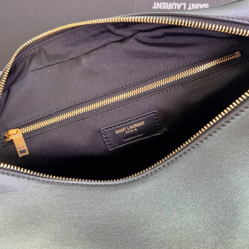 Женская сумка черная оригинальная Saint Laurent шопер