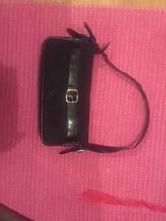 bolsinha para maquilhagem preta