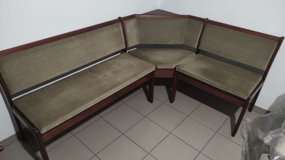 Rogówka Kuchenna Narożnik Kuchenny Ława Drewniana, Stół, krzesła