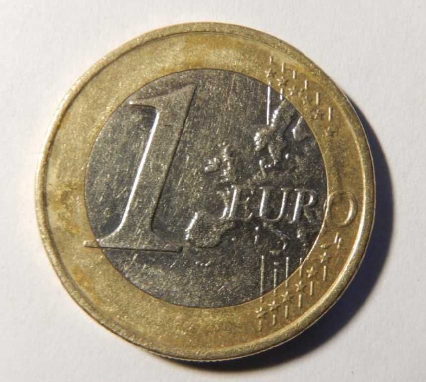 Moeda de 1 euro rara  da Letônia 2014