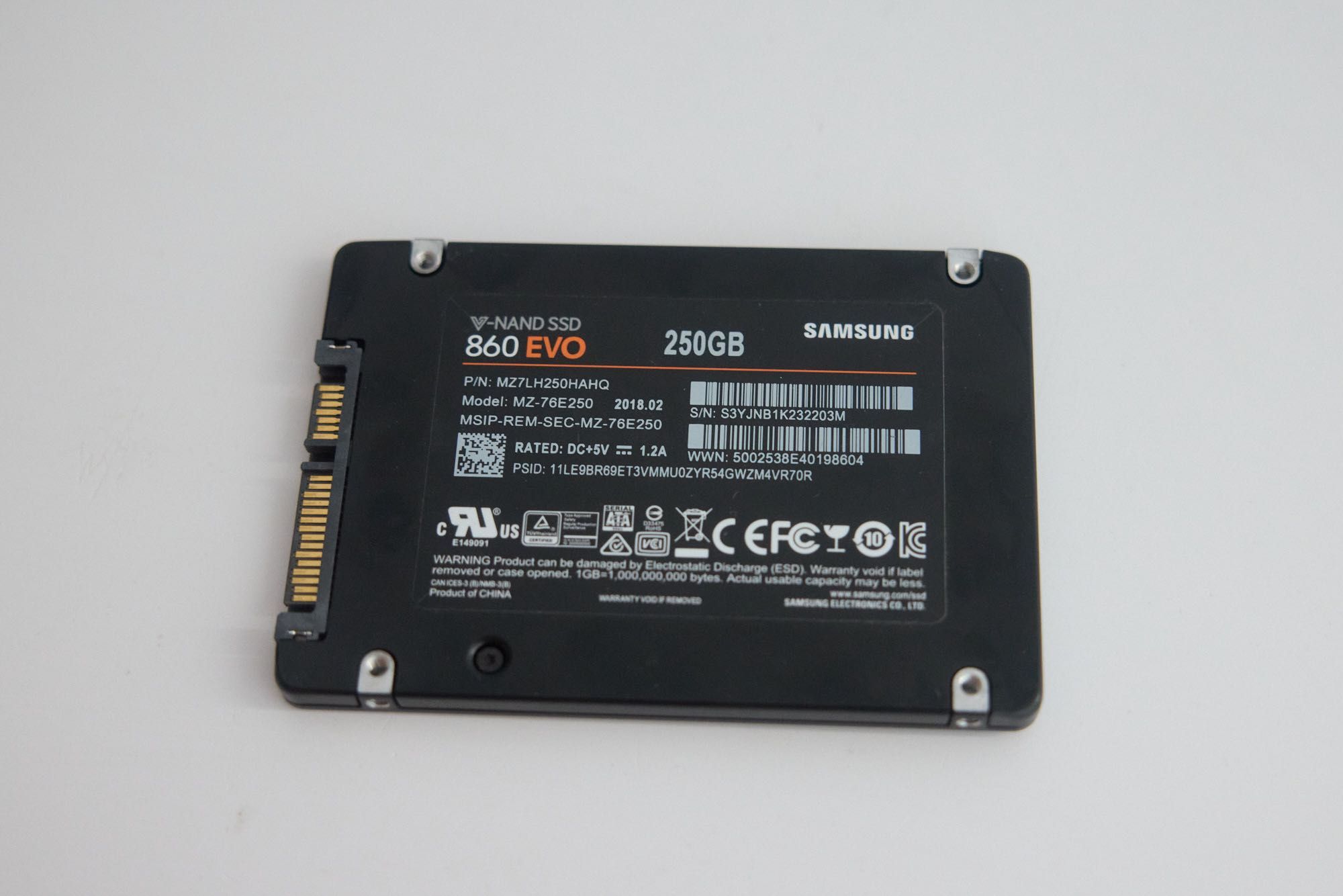 Samsung Evo 860 - 250GB - Disco SSD