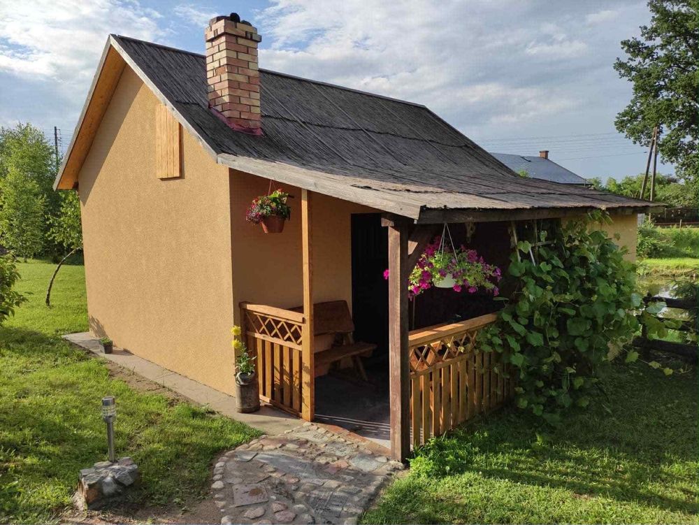 Domek letniskowy nad stawem