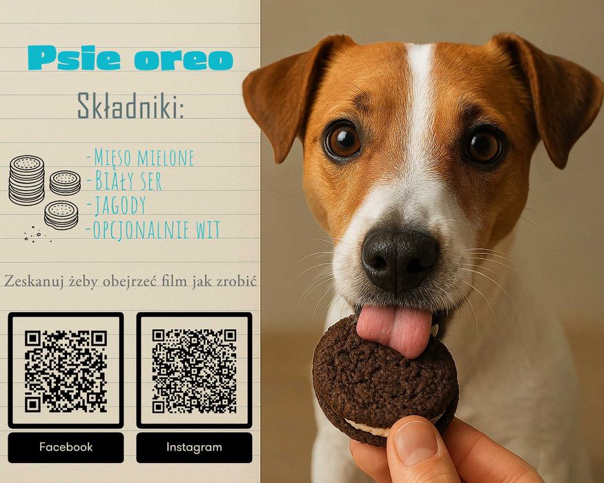 Psiebambetle Kalendarz A3 z przepisami na domowe psie smaczki