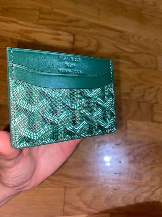 Goyard green wallet