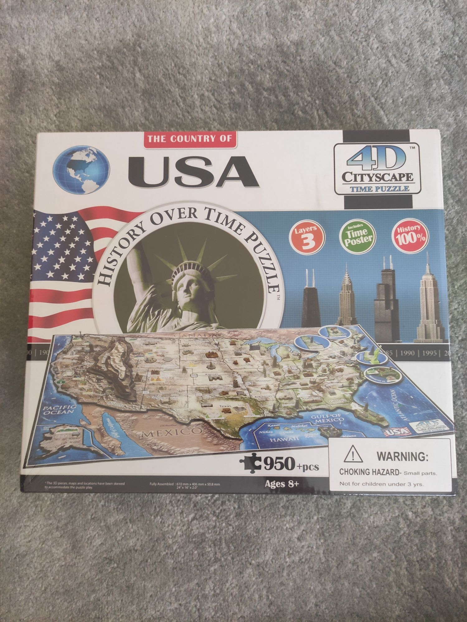 Puzzle USA 950 peças Novo