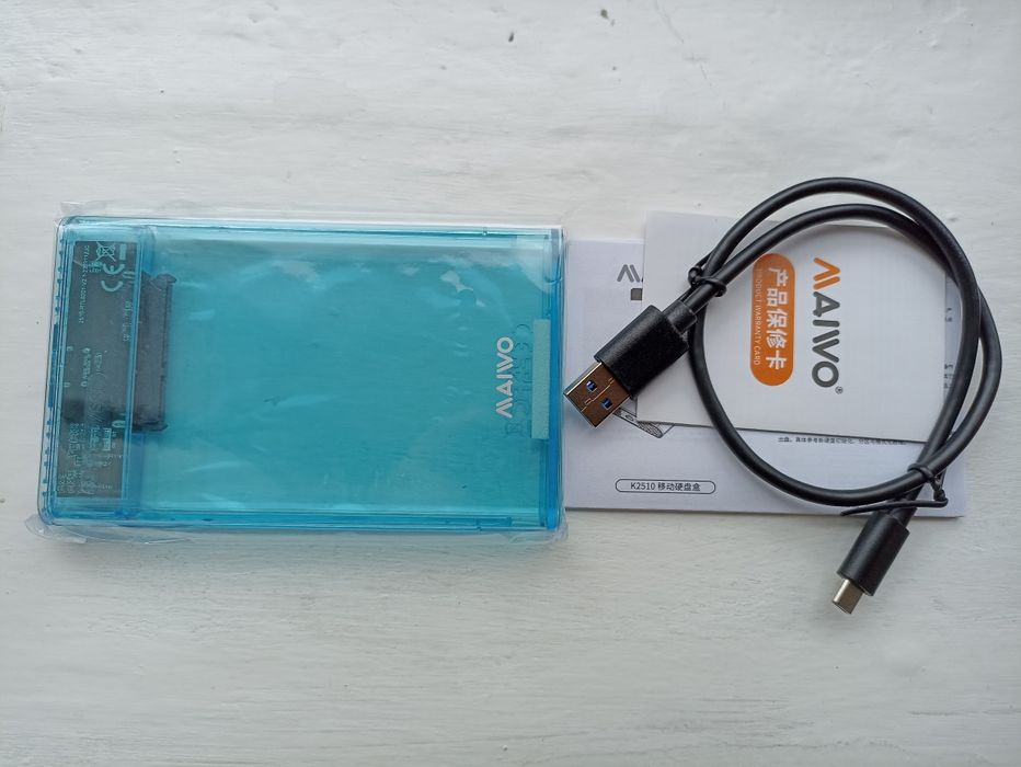 Зовнішній карман кишеня для SSD HDD Maiwo 2'5, новий