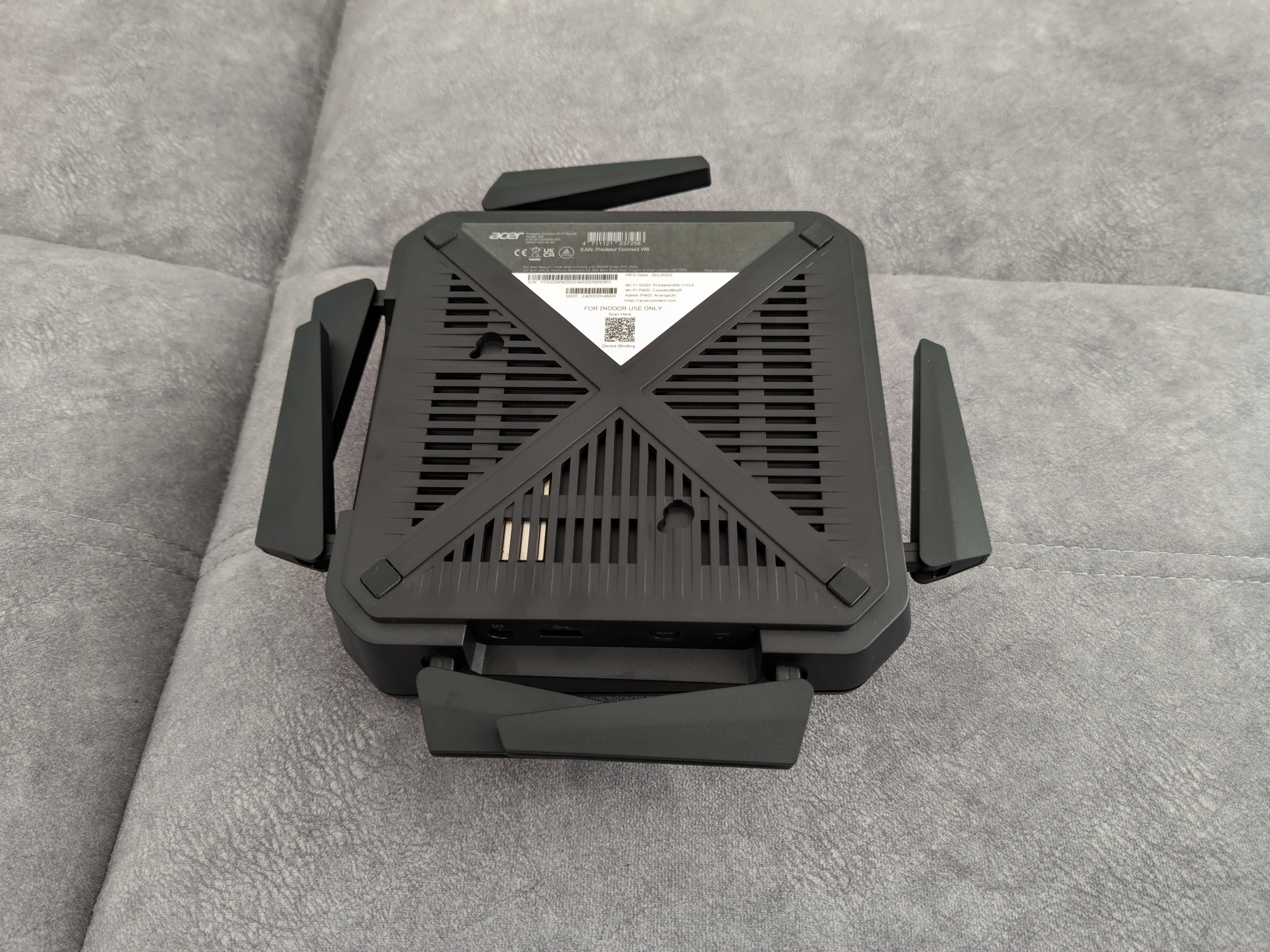 Router ACER Predator Connect W6 Wi-Fi 6E 2.4 / 5 / 6 GHz (TriBand)