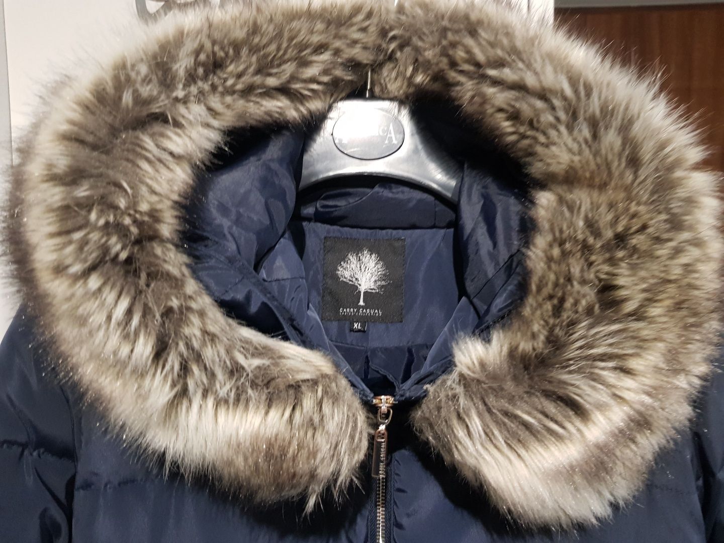 Carry Kurtka Płaszcz zimowy pikowany XL