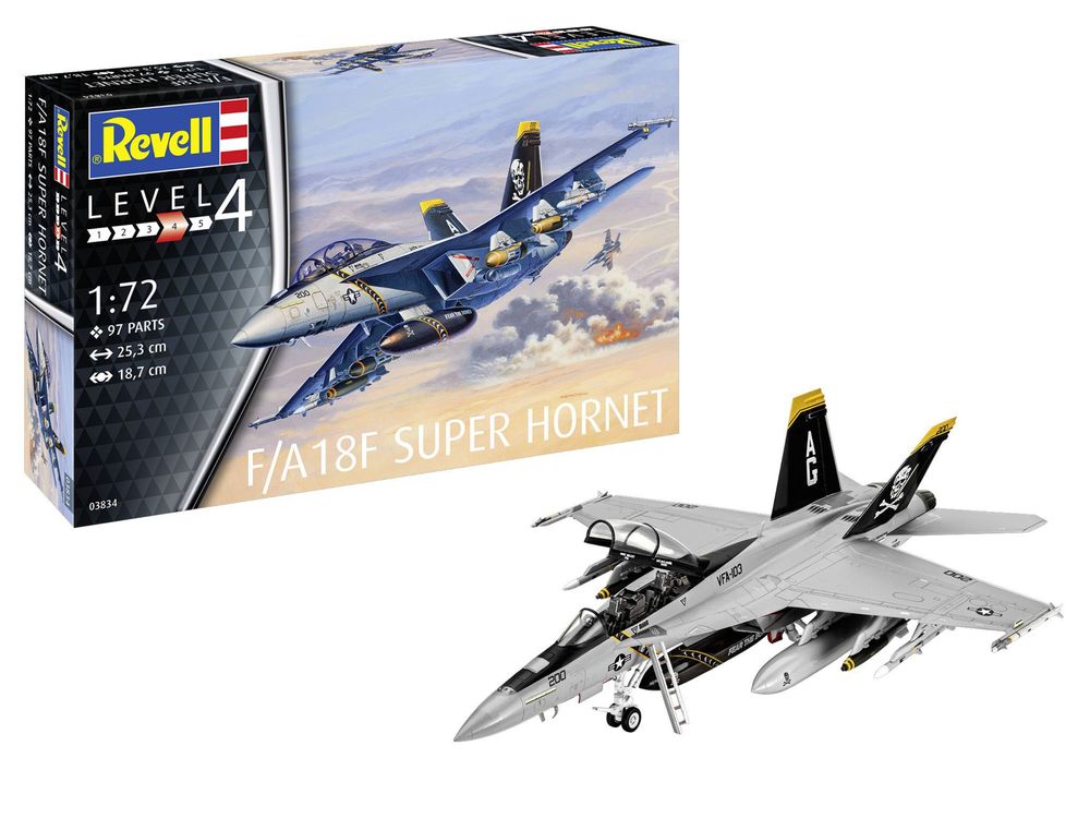 SAMOLOT 1/72 Revell 03834 model F/A18F SUPER HORNET
