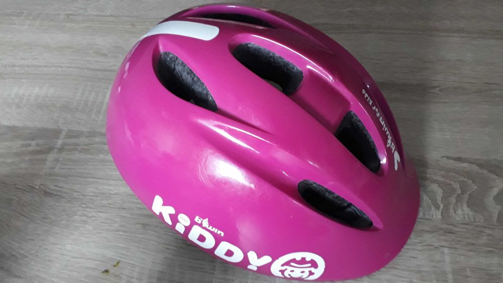 Kask dziecięcy Btwin różowy 47-53 cm