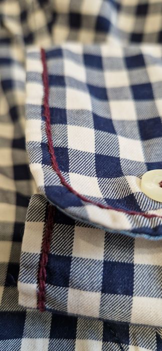 Koszula męska w kratę Slim fit Berkeley rozm. M