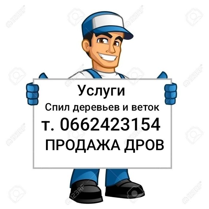 Предоставляем Услуги Спилу веток деревьев.Продажа дров.