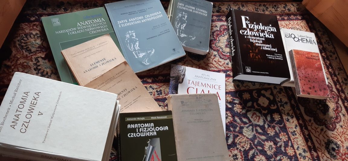 Podręczniki akademickie biologia, anatomia, fizjologia, biochemia, gen