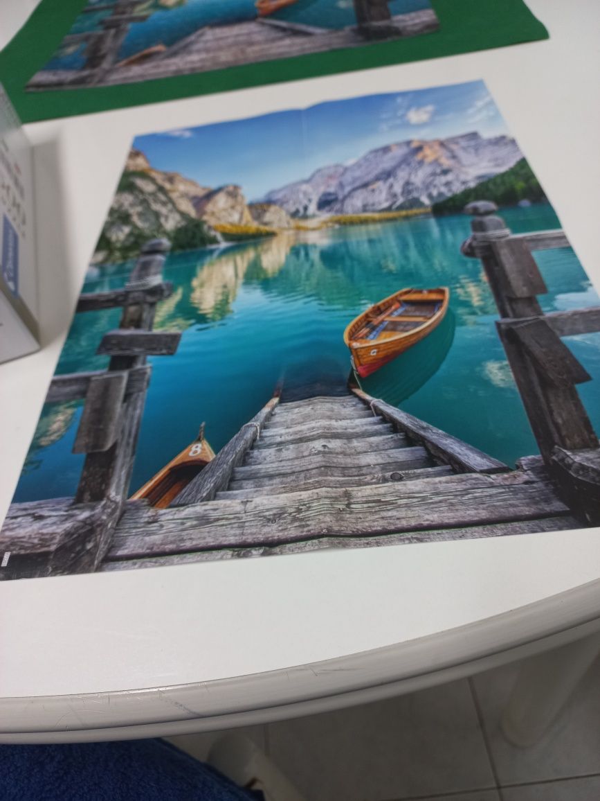 Puzzle  de 500 peças. Completo  executado apenas uma vez.
