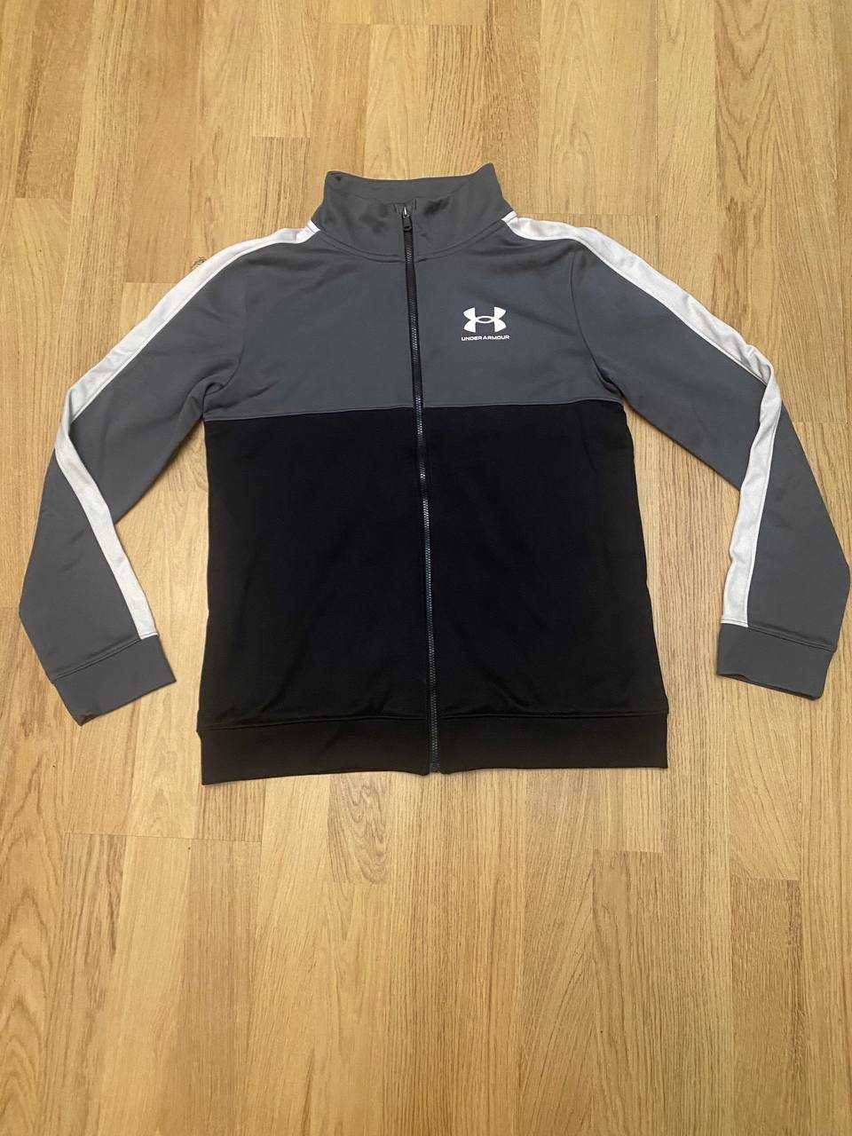 кофта under armour на молнии S-М  свитшот на молнии. андер армор