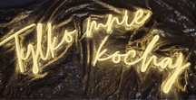 Ledon napis neon neonowy  Tylko mnie kochaj wypo