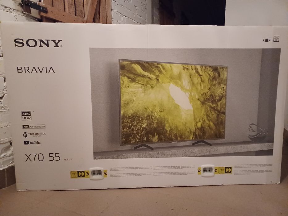Telewizor Sony Bravia X70 55 cali USZKODZONY