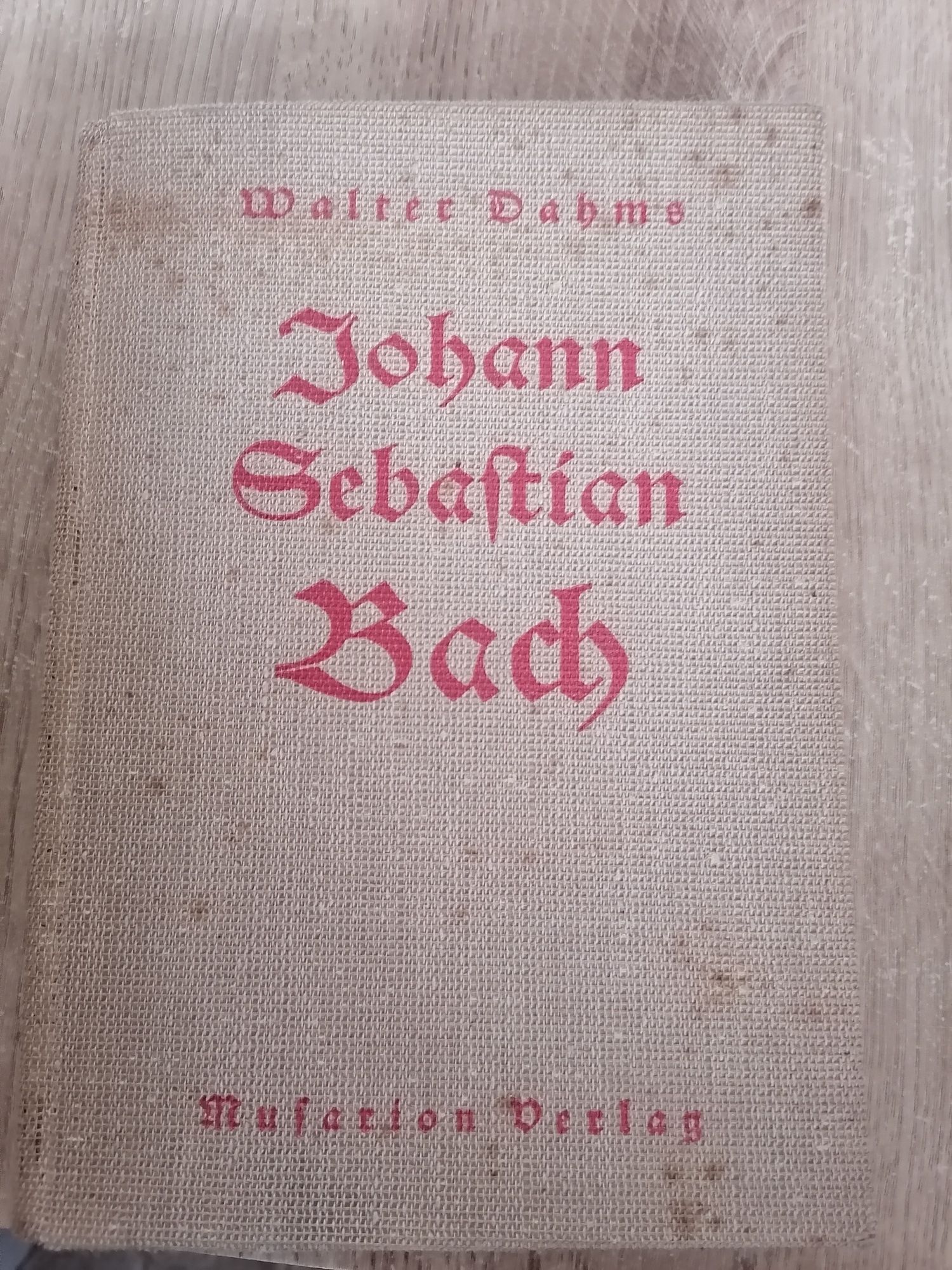 Książka biografia Jan Sebastian Bach - 1924