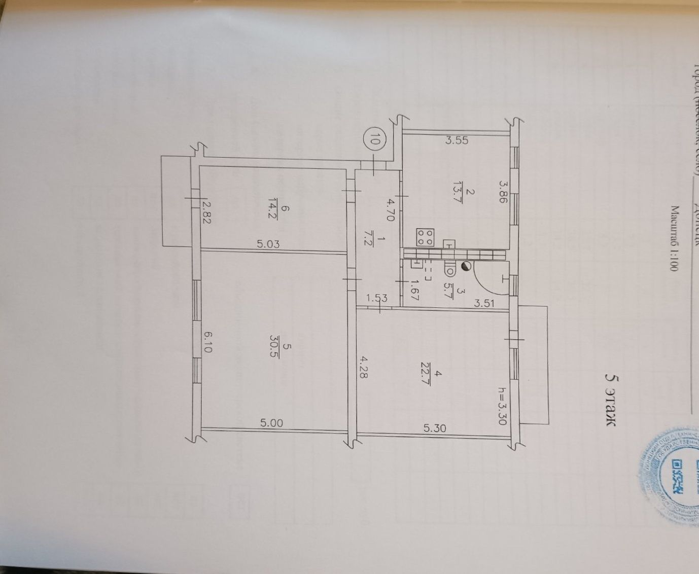 Продам 3 квартиру, сталинка, центр