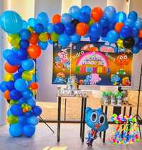 Decoração de festas, com balões