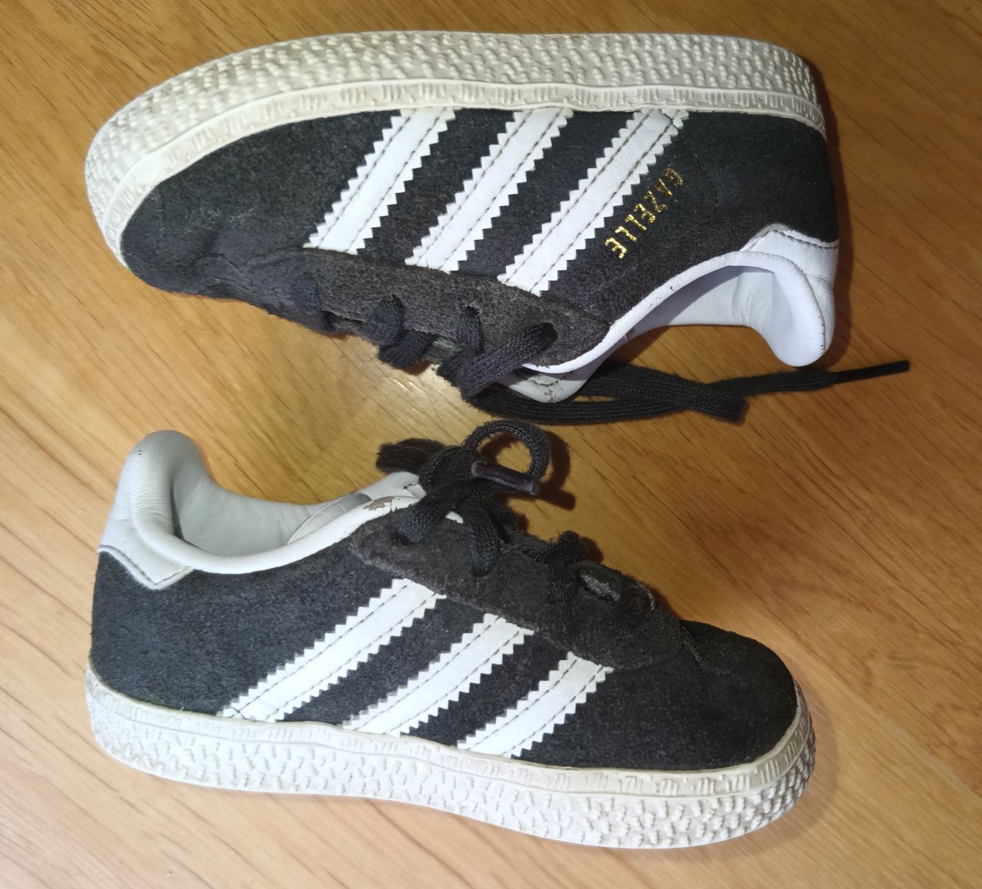 Buty Adidas 21 Gazelle ze skóry skórzane bdb