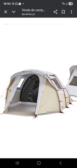 Tenda 4 pessoas insuflável air seconds