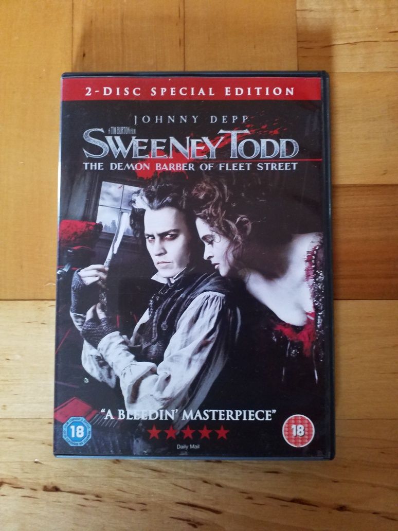 Sweeney Todd na dvd