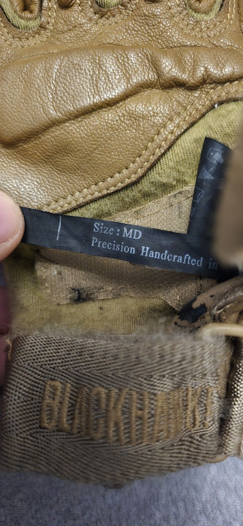 Rękawice BlackHawk HellStorm SOLAG Full Finger w Nomex MD Coyote Tan