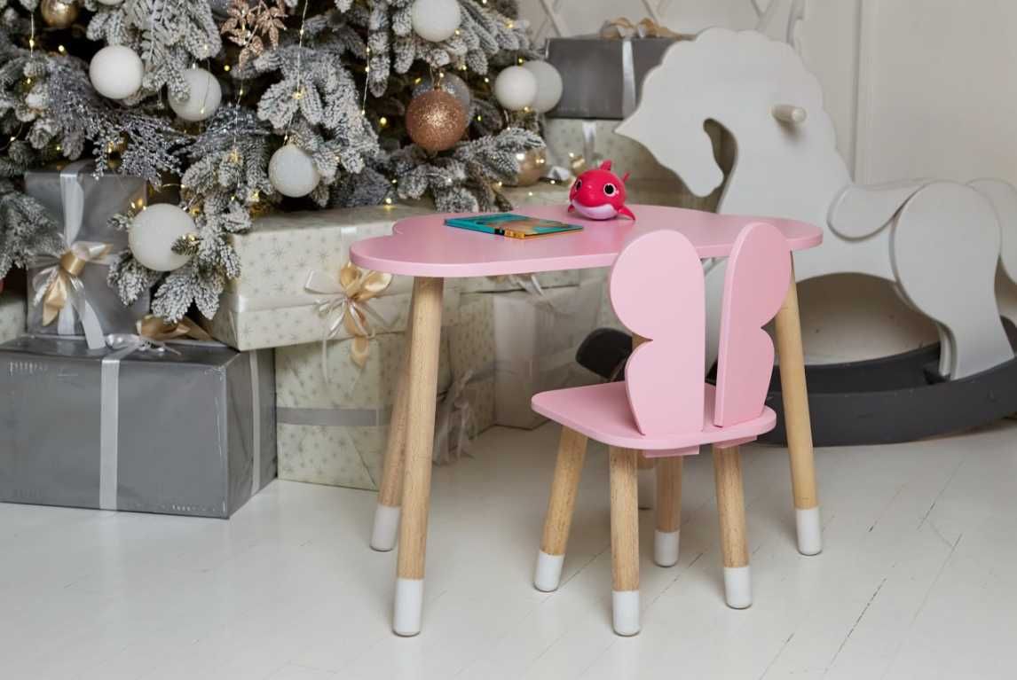 Дитячий столик і стільчик. Столик и стульчик для ребенка (розовый)