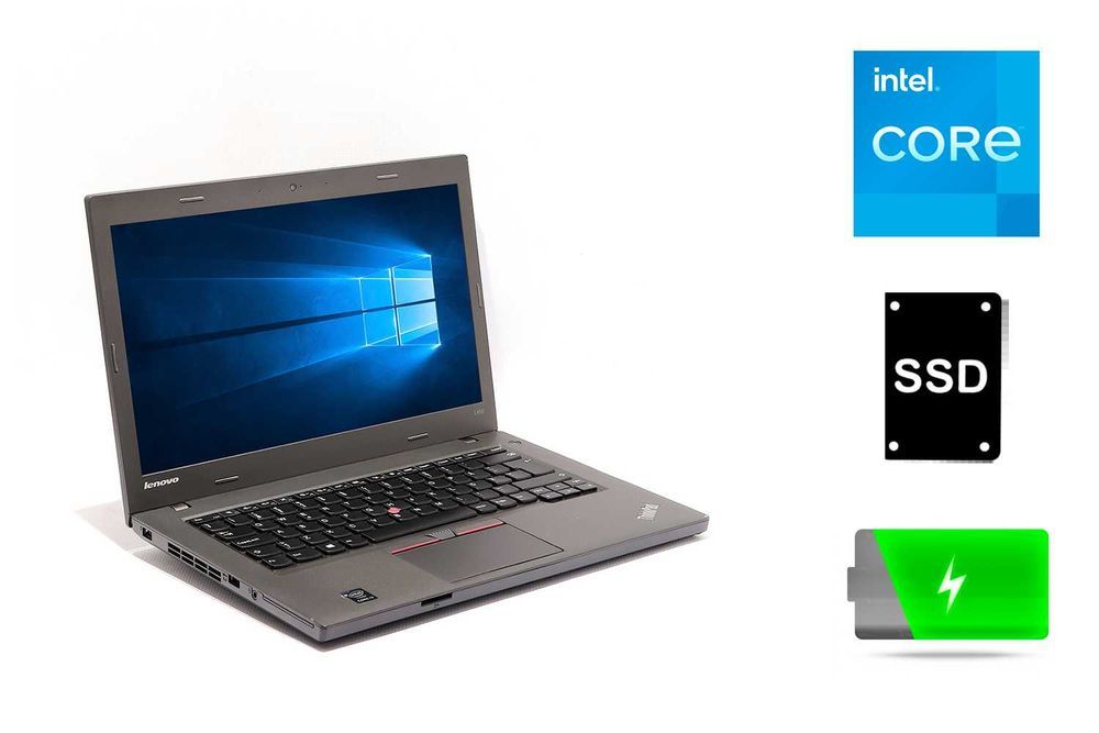 Стильный ноутбук Lenovo ThinkPad L450/ Office / Windows Pro | Гарантия